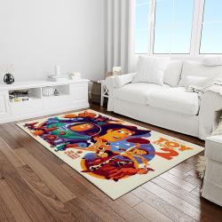 a toy story characters cartoon movie carpet rectangle area rug for living room bedroom decor light room ats28