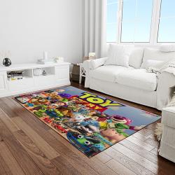 a toy story characters cartoon movie carpet rectangle area rug for living room bedroom decor light room ats29