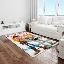 a toy story characters cartoon movie carpet rectangle area rug for living room bedroom decor light room ats32