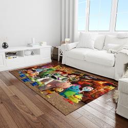 a toy story characters cartoon movie carpet rectangle area rug for living room bedroom decor light room ats35