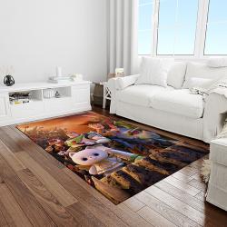 a toy story characters cartoon movie carpet rectangle area rug for living room bedroom decor light room ats37