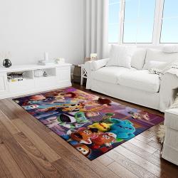 a toy story characters cartoon movie carpet rectangle area rug for living room bedroom decor light room ats40