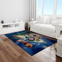 a toy story characters cartoon movie carpet rectangle area rug for living room bedroom decor light room ats41