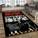 band ac dc music carpet rectangle area rug for living room bedroom decor dark room acdc25