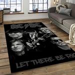 band ac dc music carpet rectangle area rug for living room bedroom decor dark room acdc26