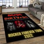 band ac dc music carpet rectangle area rug for living room bedroom decor dark room acdc31
