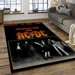 Band AC/DC Music Carpet Rectangle Area Rug For Living Room Bedroom Decor ACDC32