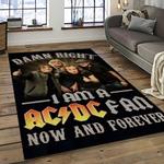 band ac dc music carpet rectangle area rug for living room bedroom decor dark room acdc38