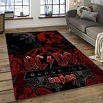 band ac dc music carpet rectangle area rug for living room bedroom decor dark room acdc41