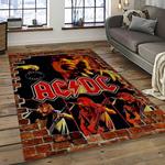 band ac dc music carpet rectangle area rug for living room bedroom decor dark room acdc44