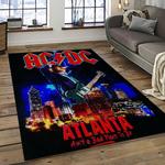 band ac dc music carpet rectangle area rug for living room bedroom decor dark room acdc50
