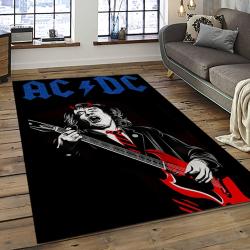 Band AC/DC Music Carpet Rectangle Area Rug For Living Room Bedroom Decor ACDC54