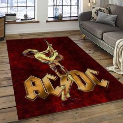 Band AC/DC Music Carpet Rectangle Area Rug For Living Room Bedroom Decor ACDC57