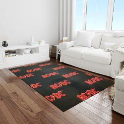 band ac dc music carpet rectangle area rug for living room bedroom decor light room acdc1
