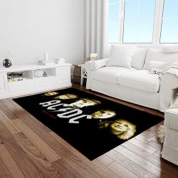 band ac dc music carpet rectangle area rug for living room bedroom decor light room acdc11