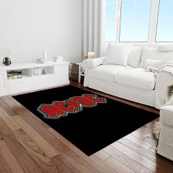 band ac dc music carpet rectangle area rug for living room bedroom decor light room acdc18