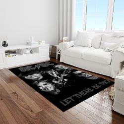 band ac dc music carpet rectangle area rug for living room bedroom decor light room acdc26