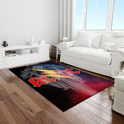band ac dc music carpet rectangle area rug for living room bedroom decor light room acdc35