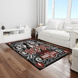 band ac dc music carpet rectangle area rug for living room bedroom decor light room acdc45