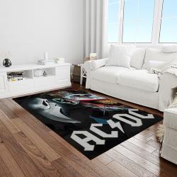band ac dc music carpet rectangle area rug for living room bedroom decor light room acdc47