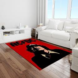 band ac dc music carpet rectangle area rug for living room bedroom decor light room acdc53