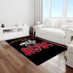 band ac dc music carpet rectangle area rug for living room bedroom decor light room acdc61