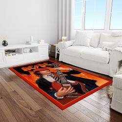 band ac dc music carpet rectangle area rug for living room bedroom decor light room acdc63