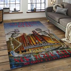 Band Grateful Dead Music Carpet Rectangle Area Rug For Living Room Bedroom Decor GRD29