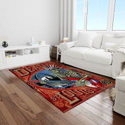 band grateful dead music carpet rectangle area rug for living room bedroom decor light room grd06