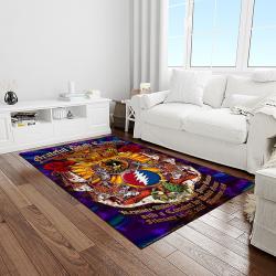 band grateful dead music carpet rectangle area rug for living room bedroom decor light room grd07