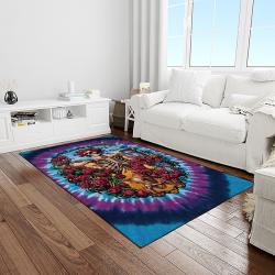 band grateful dead music carpet rectangle area rug for living room bedroom decor light room grd08