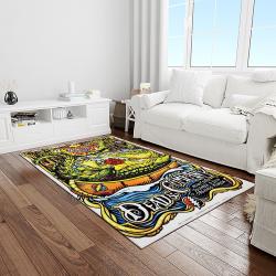 band grateful dead music carpet rectangle area rug for living room bedroom decor light room grd14