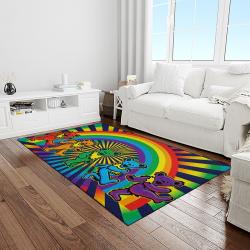 band grateful dead music carpet rectangle area rug for living room bedroom decor light room grd21
