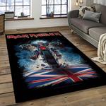 band iron maiden music carpet rectangle area rug for living room bedroom decor dark room im07