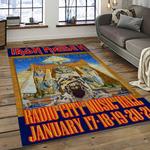 band iron maiden music carpet rectangle area rug for living room bedroom decor dark room im15