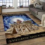 band iron maiden music carpet rectangle area rug for living room bedroom decor dark room im18
