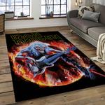 band iron maiden music carpet rectangle area rug for living room bedroom decor dark room im21