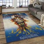 band iron maiden music carpet rectangle area rug for living room bedroom decor dark room im23