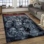 band iron maiden music carpet rectangle area rug for living room bedroom decor dark room im26