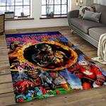 band iron maiden music carpet rectangle area rug for living room bedroom decor dark room im27