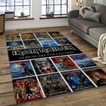 band iron maiden music carpet rectangle area rug for living room bedroom decor dark room im29