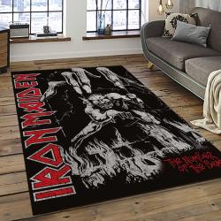 Band Iron Maiden Music Carpet Rectangle Area Rug For Living Room Bedroom Decor IM33