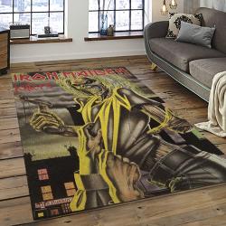 Band Iron Maiden Music Carpet Rectangle Area Rug For Living Room Bedroom Decor IM35