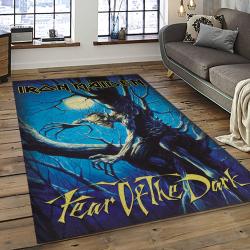 Band Iron Maiden Music Carpet Rectangle Area Rug For Living Room Bedroom Decor IM37