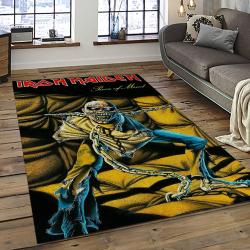 Band Iron Maiden Music Carpet Rectangle Area Rug For Living Room Bedroom Decor IM42