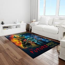 band iron maiden music carpet rectangle area rug for living room bedroom decor light room im10