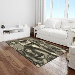 band iron maiden music carpet rectangle area rug for living room bedroom decor light room im11