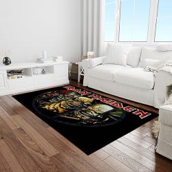 band iron maiden music carpet rectangle area rug for living room bedroom decor light room im13