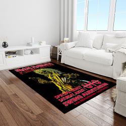 band iron maiden music carpet rectangle area rug for living room bedroom decor light room im22