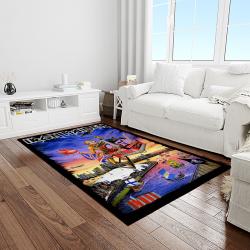band iron maiden music carpet rectangle area rug for living room bedroom decor light room im24